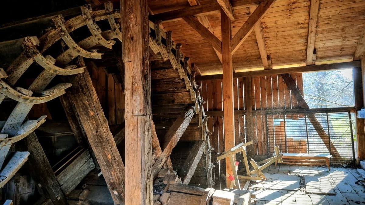 stillgelegtes Wasserrad Reinshagen