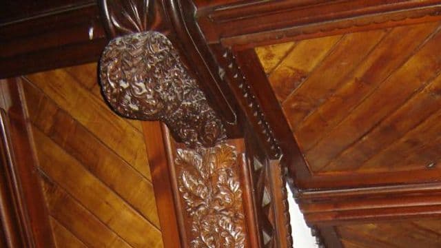 Unterseite Haustreppe Villa "Bürger"