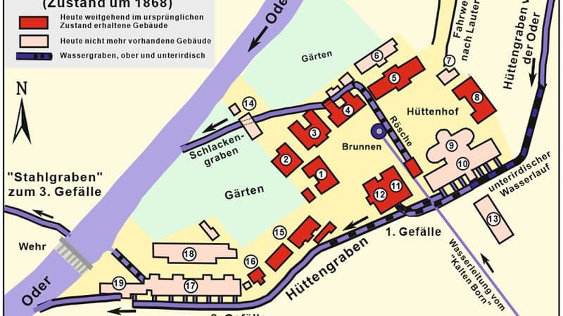 Grundriss des Ensembles