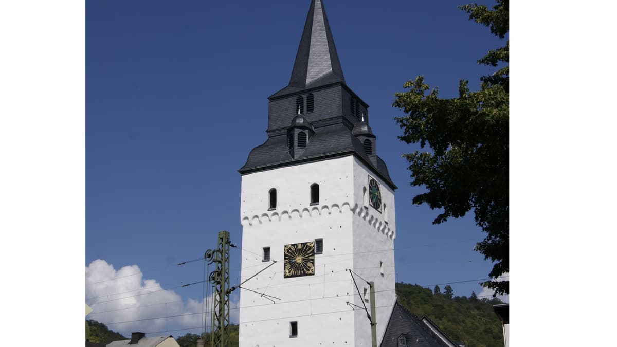 Braubach BarbarakircheTurm