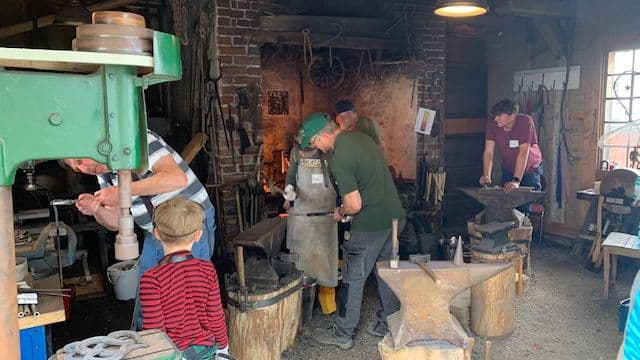 Ferienspiele in der Schmiede