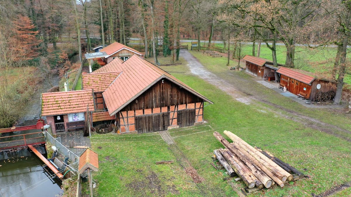 Gelände und Bauten auf dem Sägemühlengelände
