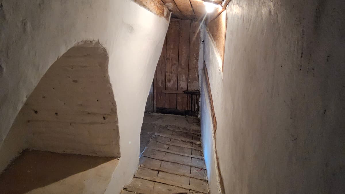 Wehrgang im Gebäudeinneren