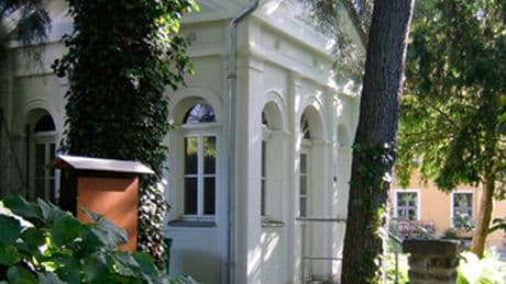 Gartenhaus im Garten am Ponickauhaus