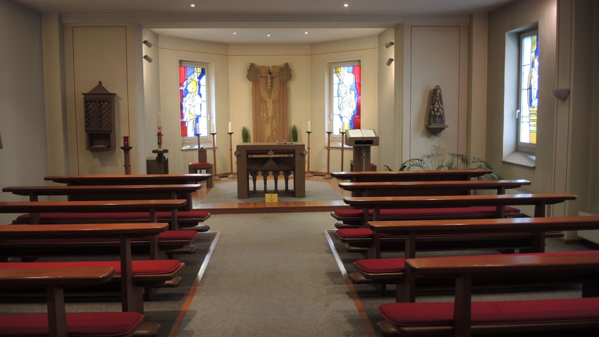 Innenraum der Hauskapelle