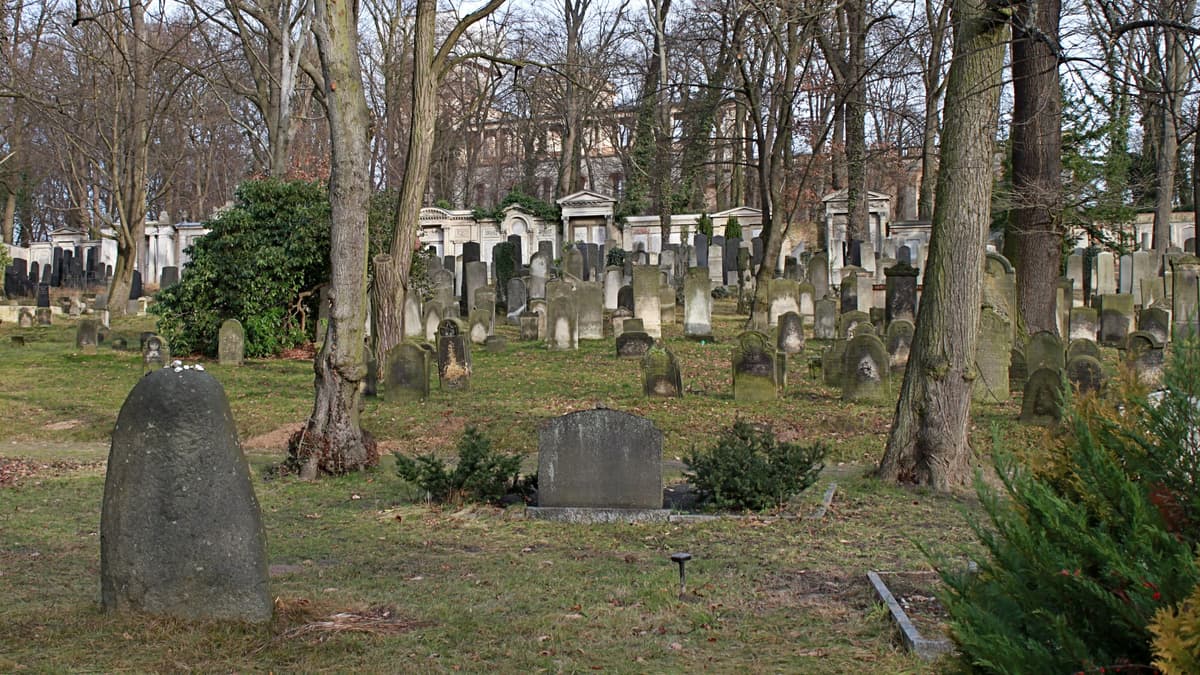Friedhof mit Blick zum Belvedere