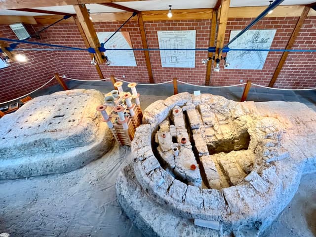 Römische Keramik-Brennöfen