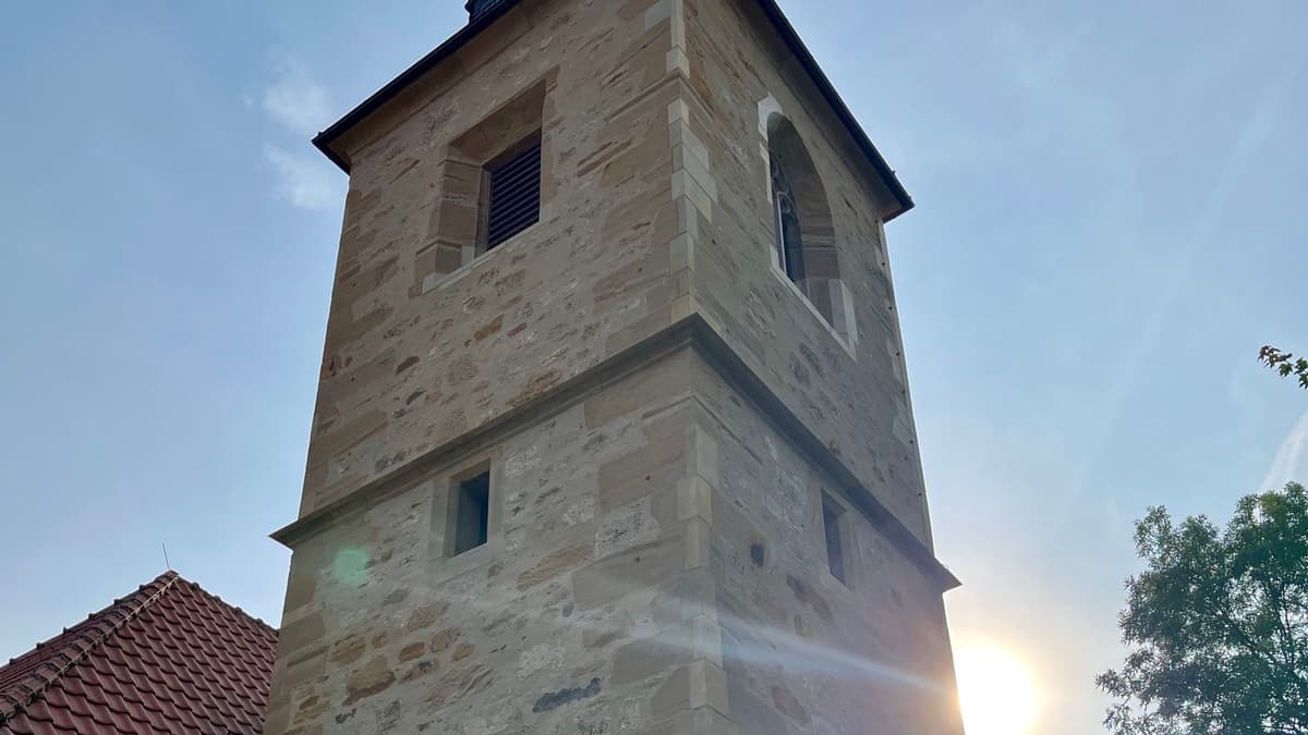 sanierter Kirchturm 2024