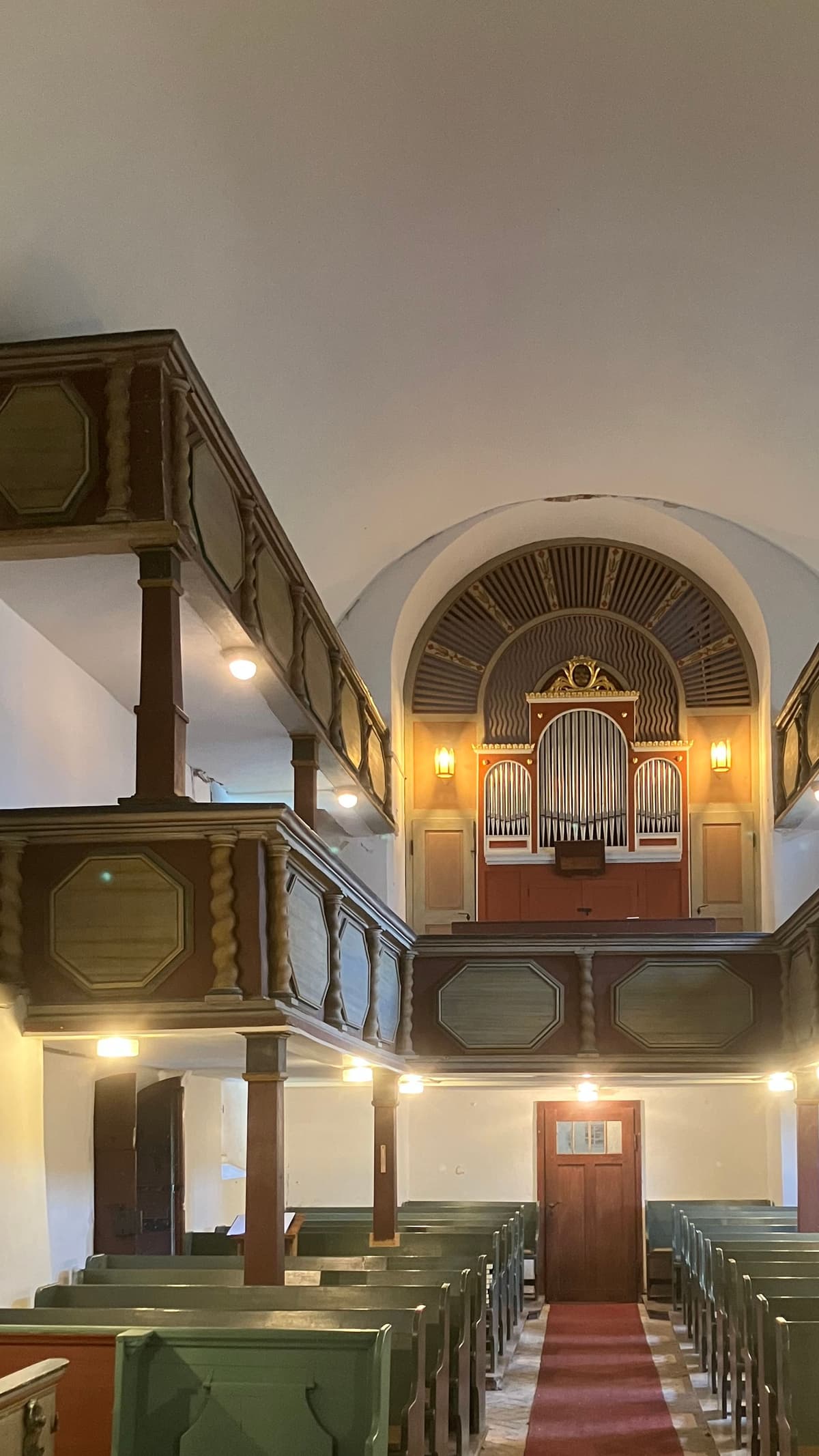 Dorfkirche Wallendorf Orgel