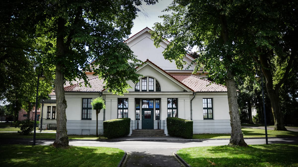Eingang historisches Wasserwerk Bockum