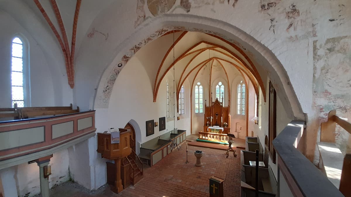 St. Georg zu Lüdershagen, Innenraum