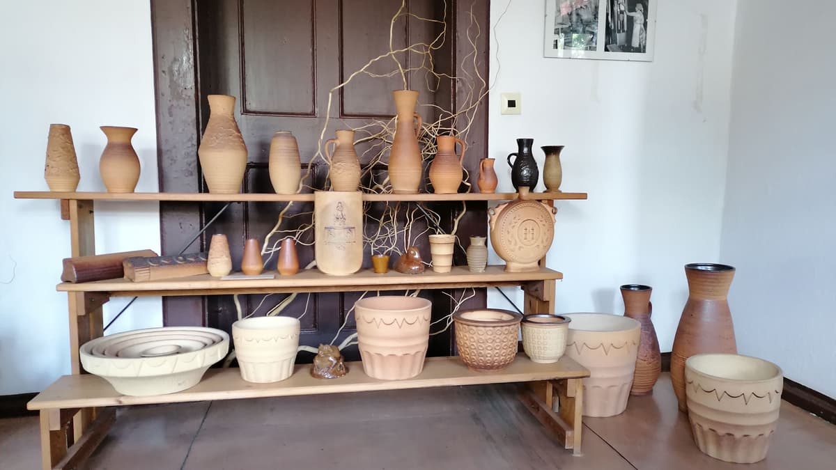 Ausstellungsraum zur Tonwarenfabrik
