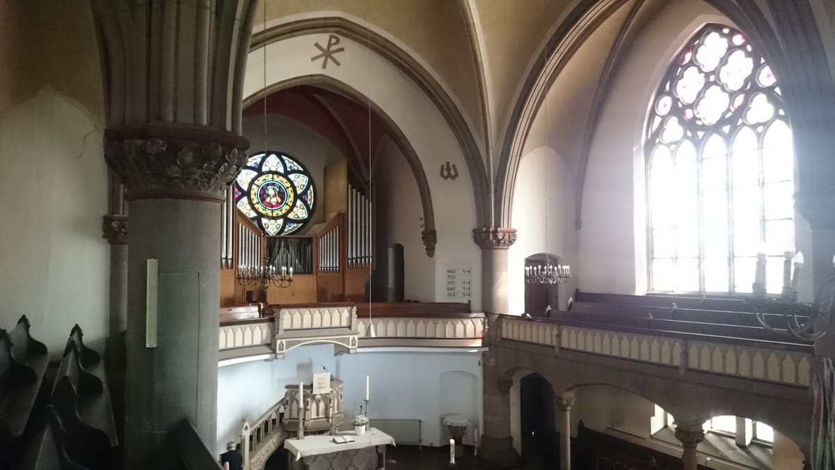 Lutherkirche Dahlhausen Innenansicht