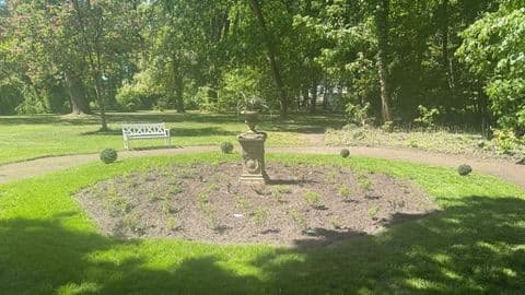 Der rekonstruierte Rosengarten