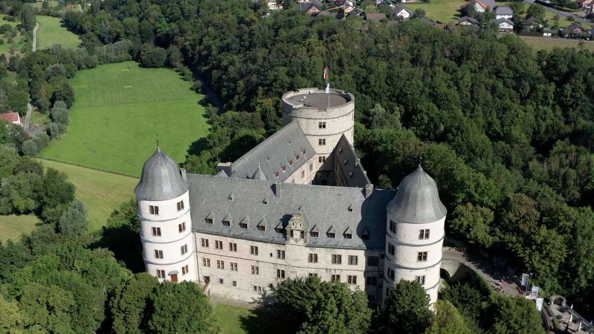 Luftbild der Wewelsburg