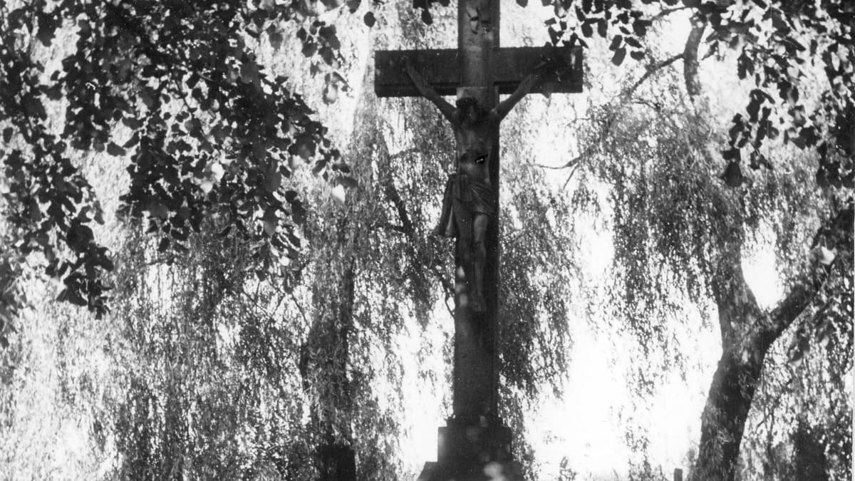 Sitiokreuz auf dem Friedhof, 03.10.1950