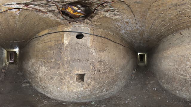 Splitterschutzgraben