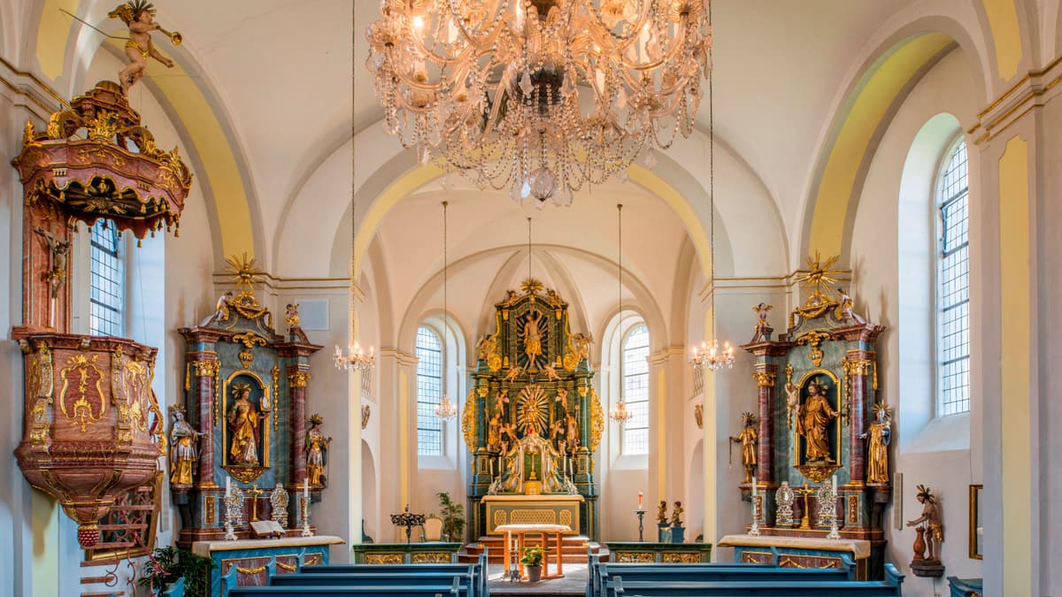 Barockkirche St. Cäcilia - Innenansicht