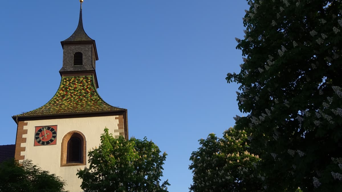 Kirchturm Ev. Kirche Korb