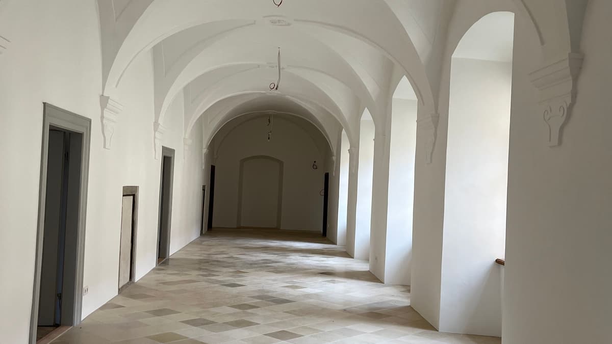 Innenansicht des barocken Konventgebäudes
