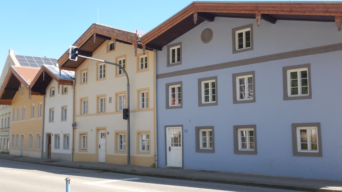 Ehemalige Handwerkerhäuser Trostberg