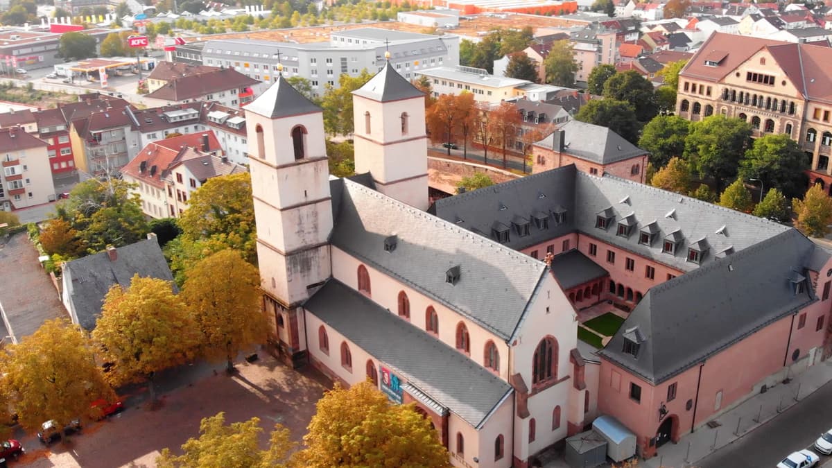 Luftbildaufnahme Museum Andreasstift
