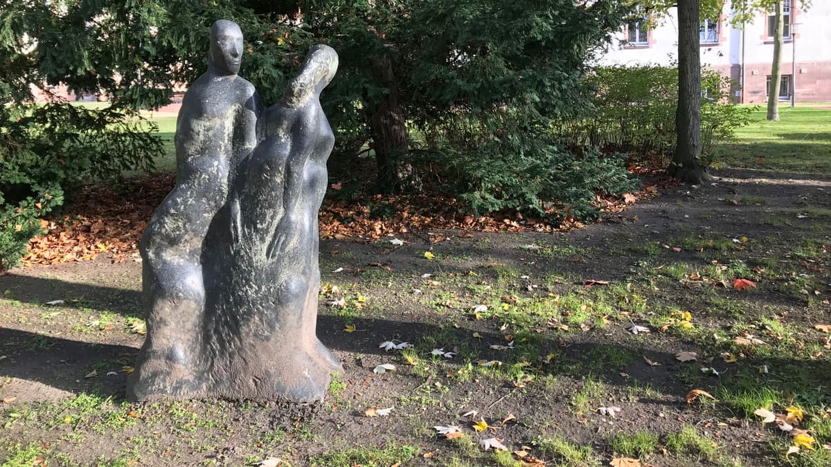 Kunstwerke im Park