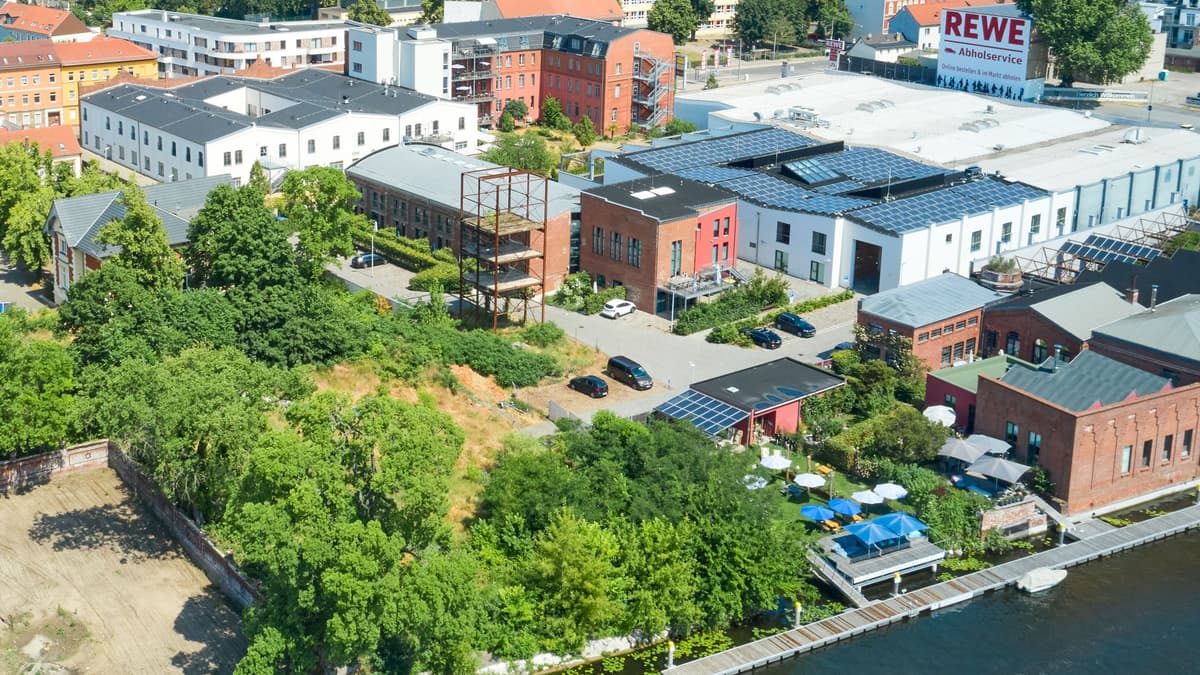 Areal der ehemaligen Kammgarnspinnerei