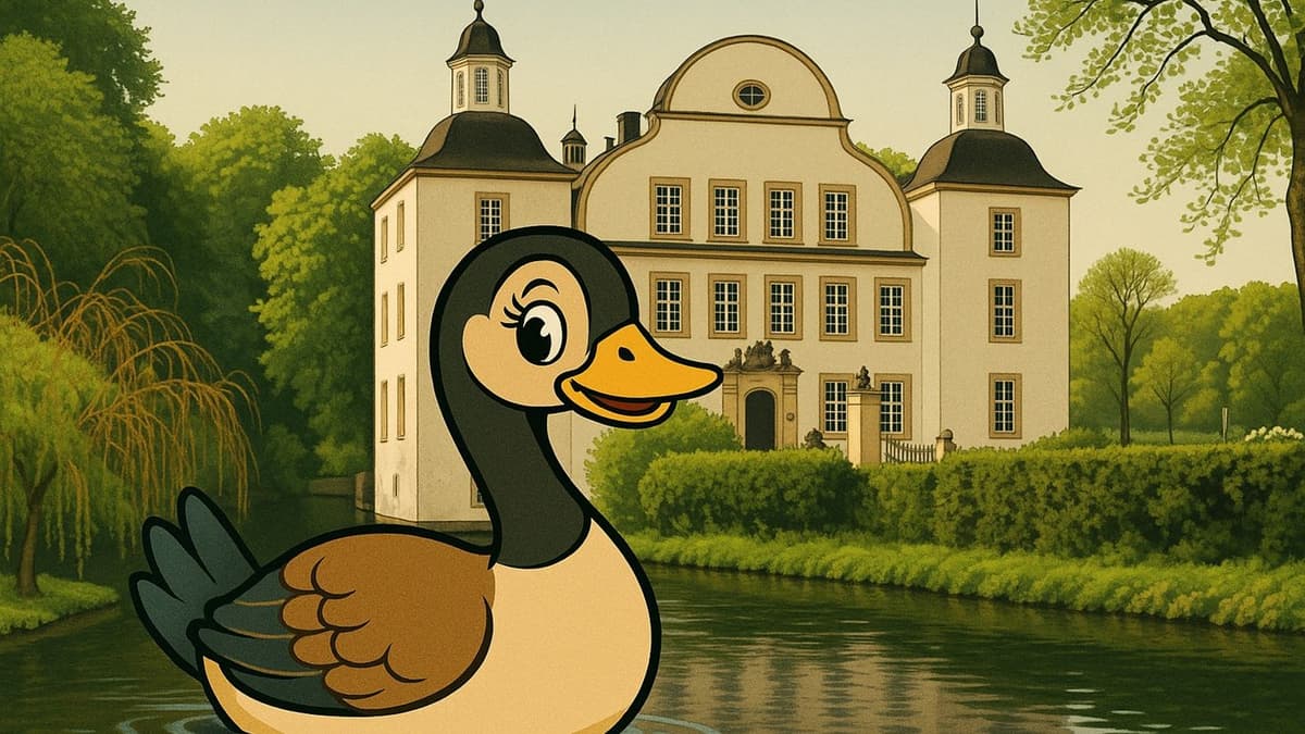 Ida vor Schloß Borbeck