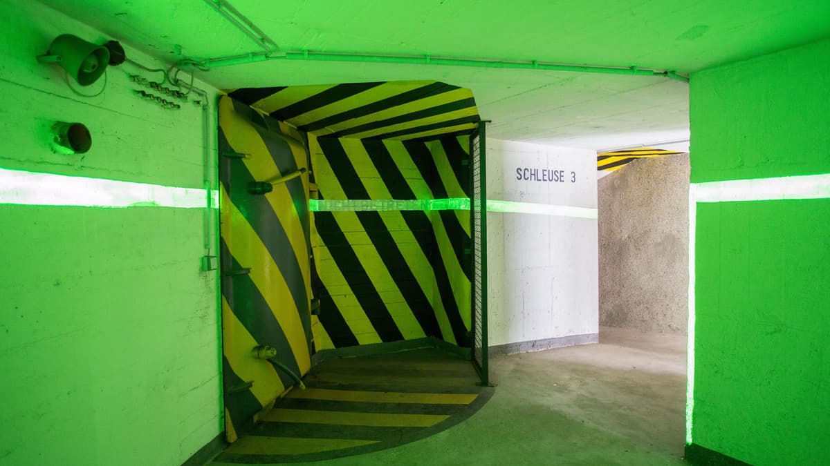 Schleusensituation im Bilker Bunker