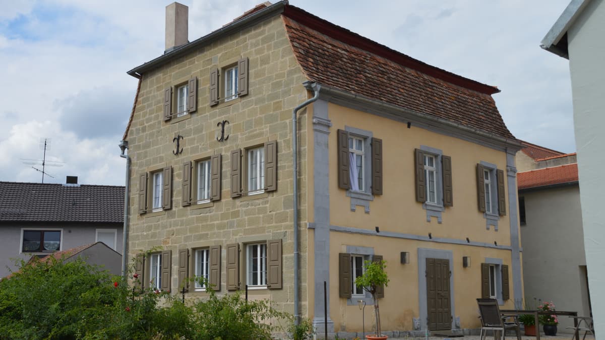 Die 1792 erbaute Synagoge in Wiesenbronn