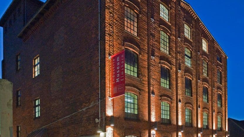 Das Industriemuseum bei Nacht
