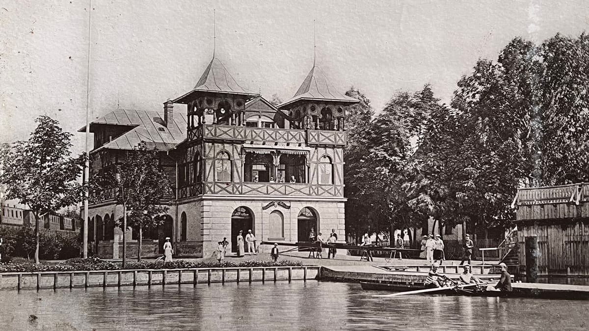 Eröffnung des neuen Bootshauses 1884
