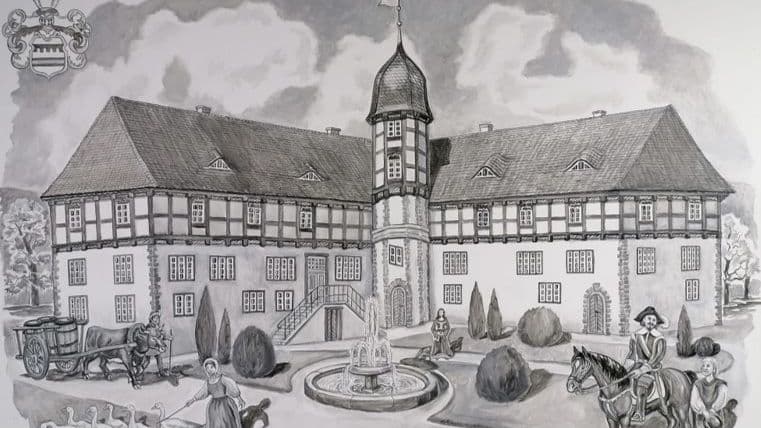 Schloss Heidelbeck (früheres Aussehen)