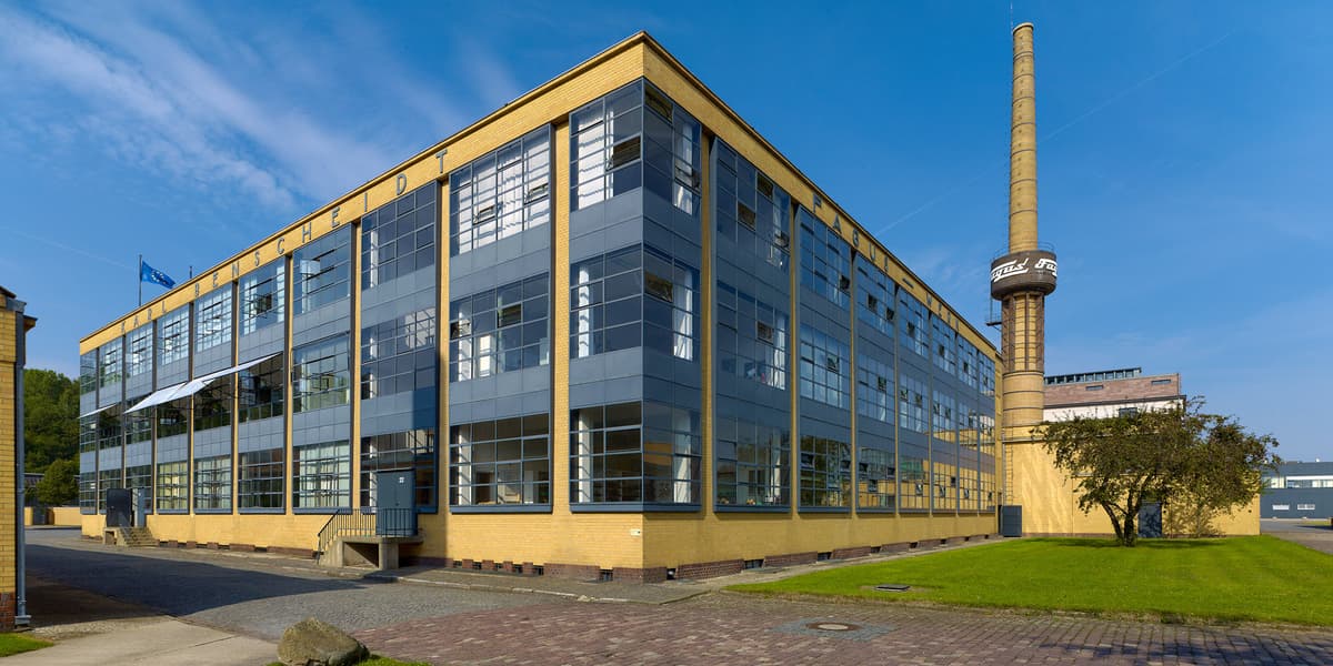 UNESCO-Welterbe Fagus-Werk Rückansicht