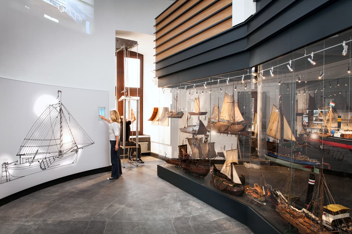Dauerausstellung zur "Schifffahrt auf dem Rhein"