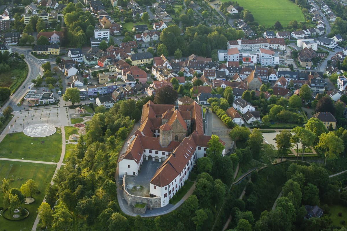 Luftbild Schloss Iburg