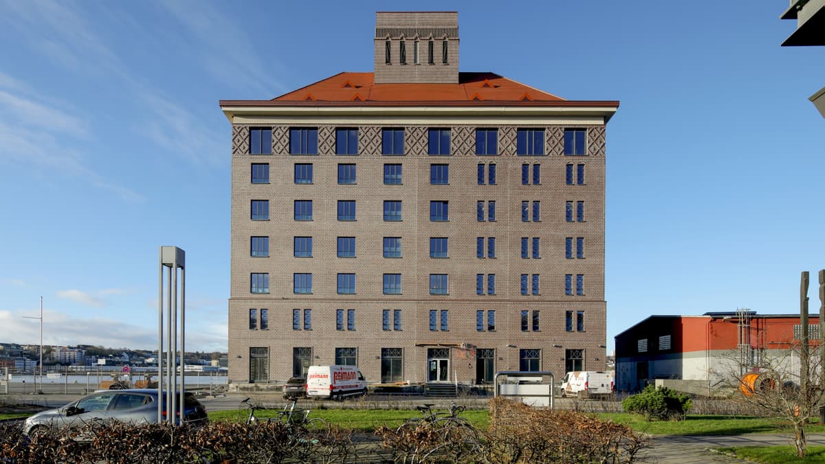Westfassade des Stadtspeichers