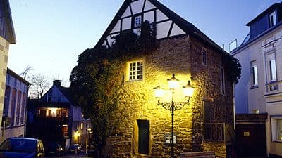 Blücherturm am Abend