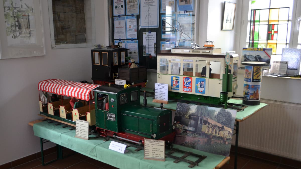 Modelleisenbahnausstellung im Blücherturm