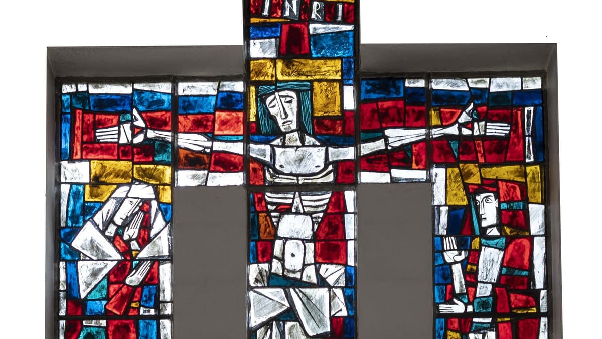 Buntglasfenster Manchinger Friedenskirche