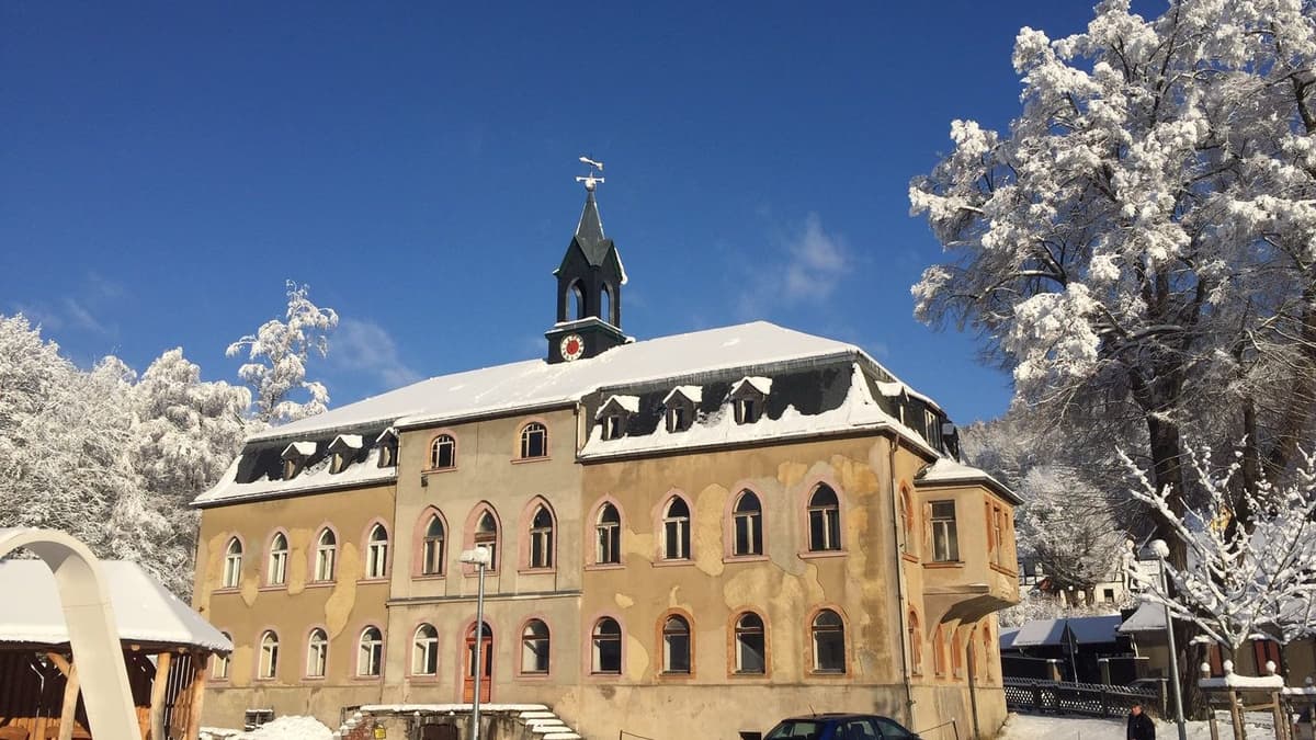 Die Antonshütte im Winter