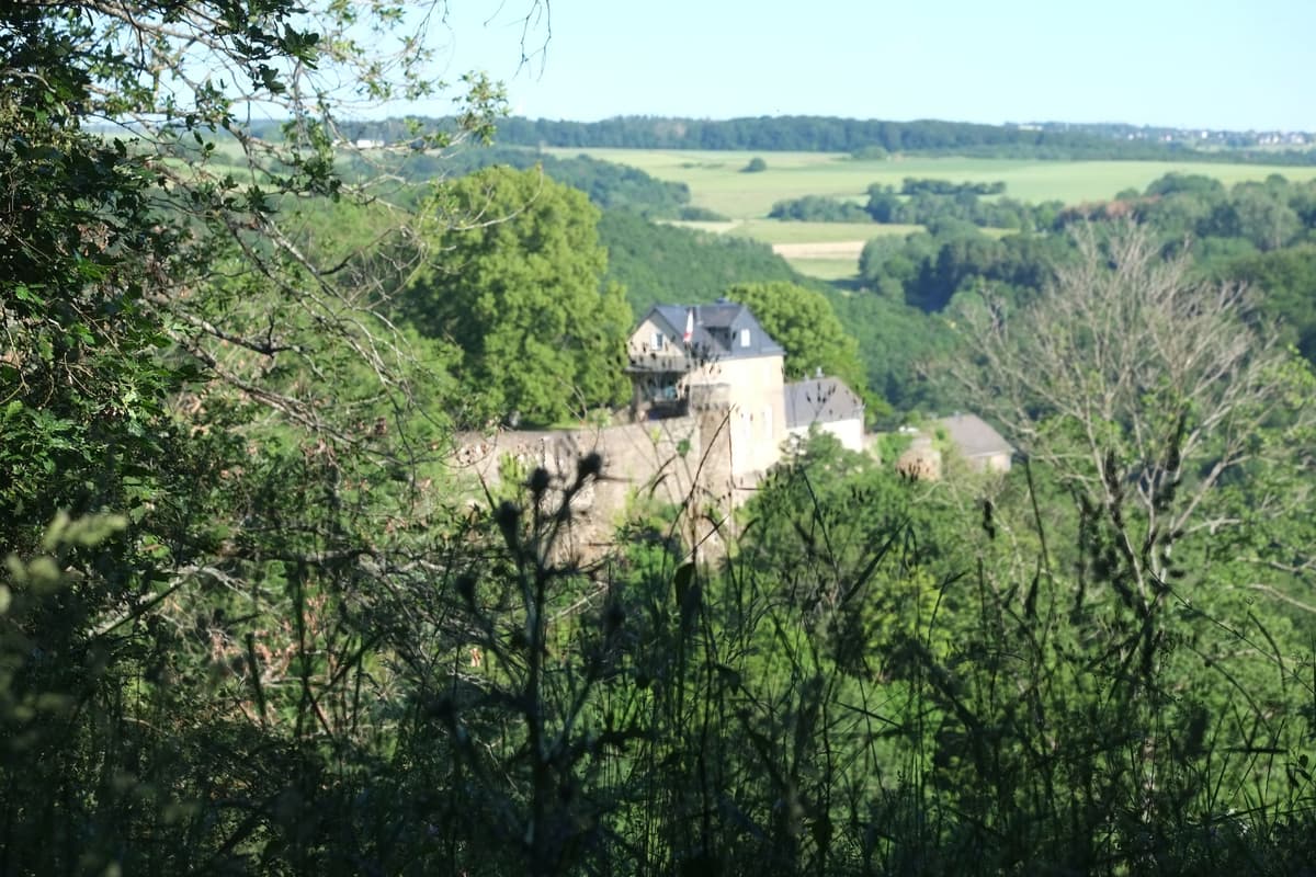 Schloss Schöneck von der Schanze aus