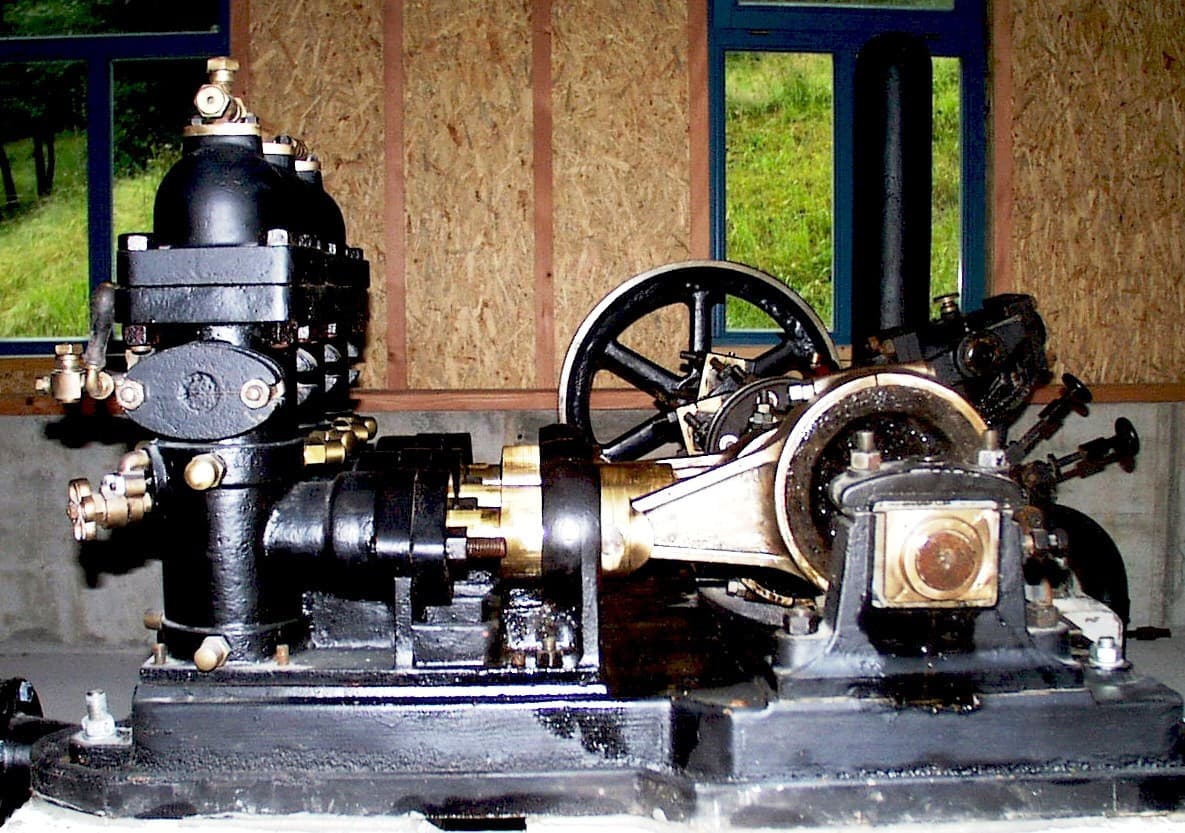 Pumpe und Wassermotor