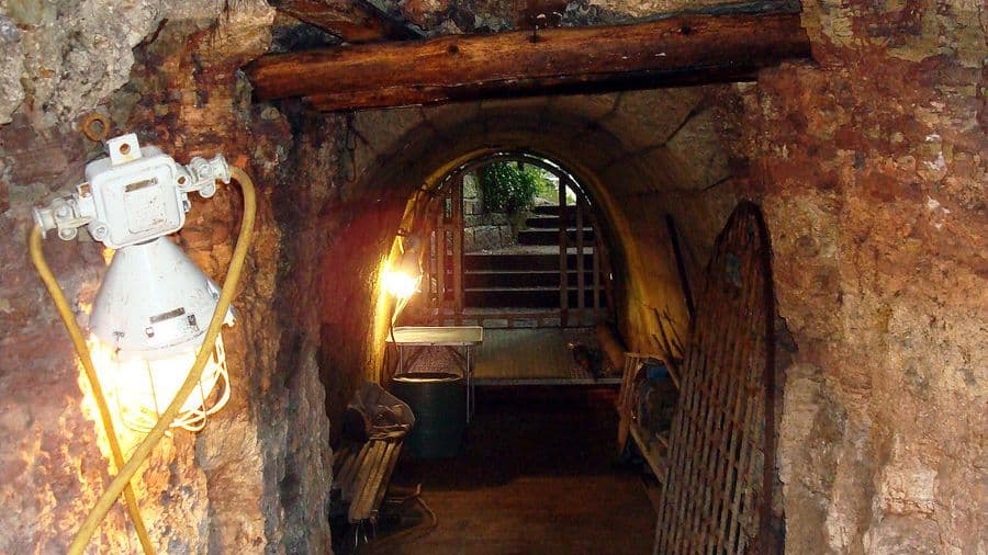Stolln-Mundloch der Rösche „Segen-Gottes-Schacht“ von innen