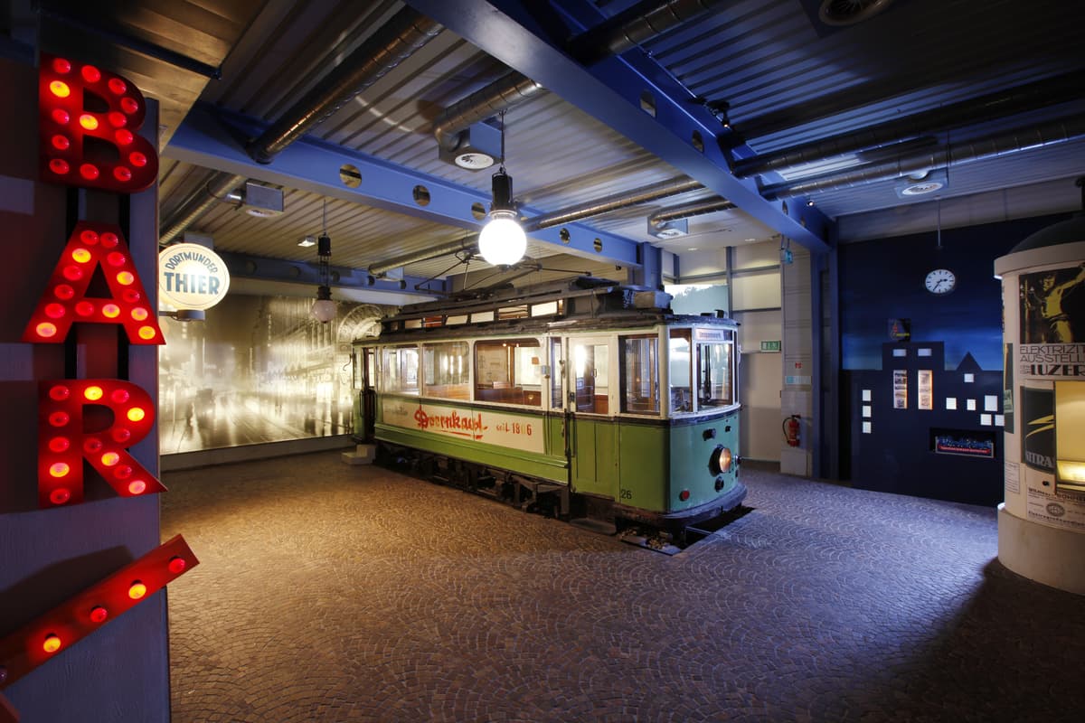Blick in das Museum Strom und Leben