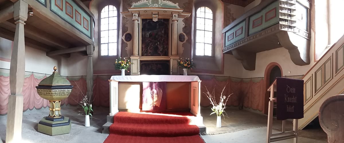Altarraum Kirche Liebethal