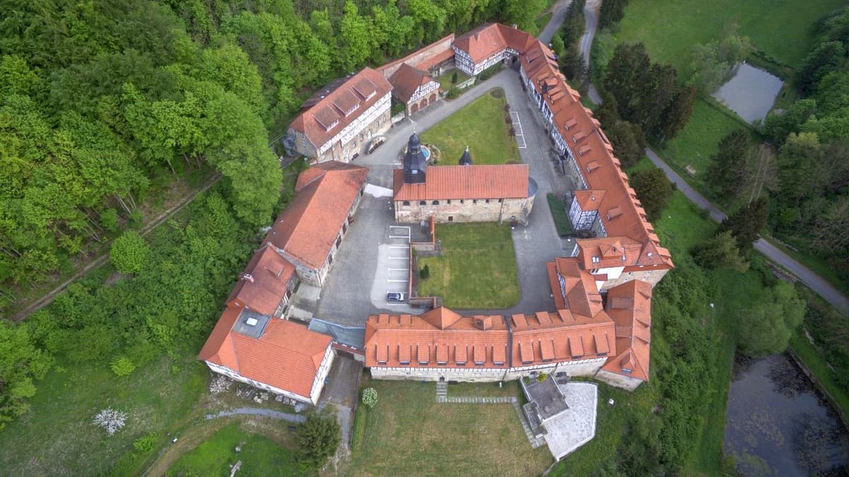 Drohne Kloster Zella