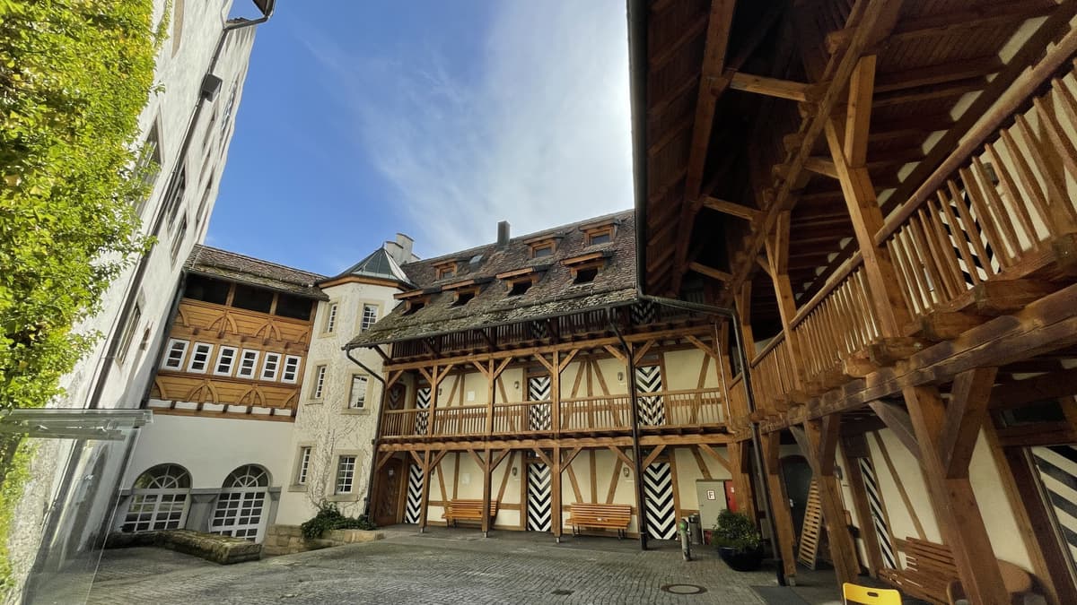 Schloss Blumenfeld - Innenhof