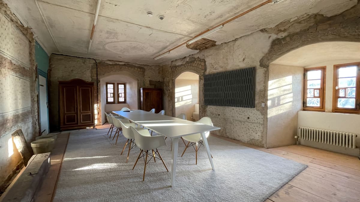 Schloss Blumenfeld - CoWorking Besprechungsraum